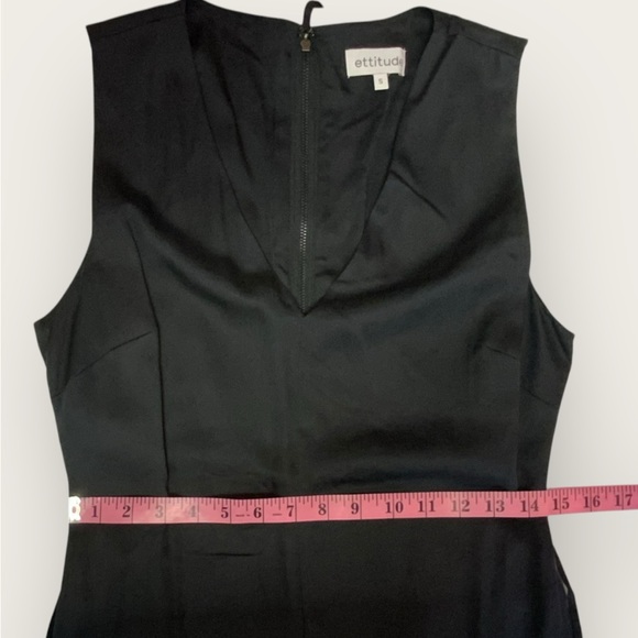 NWT | Ettitude | Signature Sateen Sleeveless Jumpsuit | Black | Small - Picture 8 of 11
